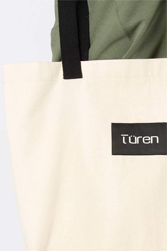 Türen Logo Baskılı Kanvas Tote Bag