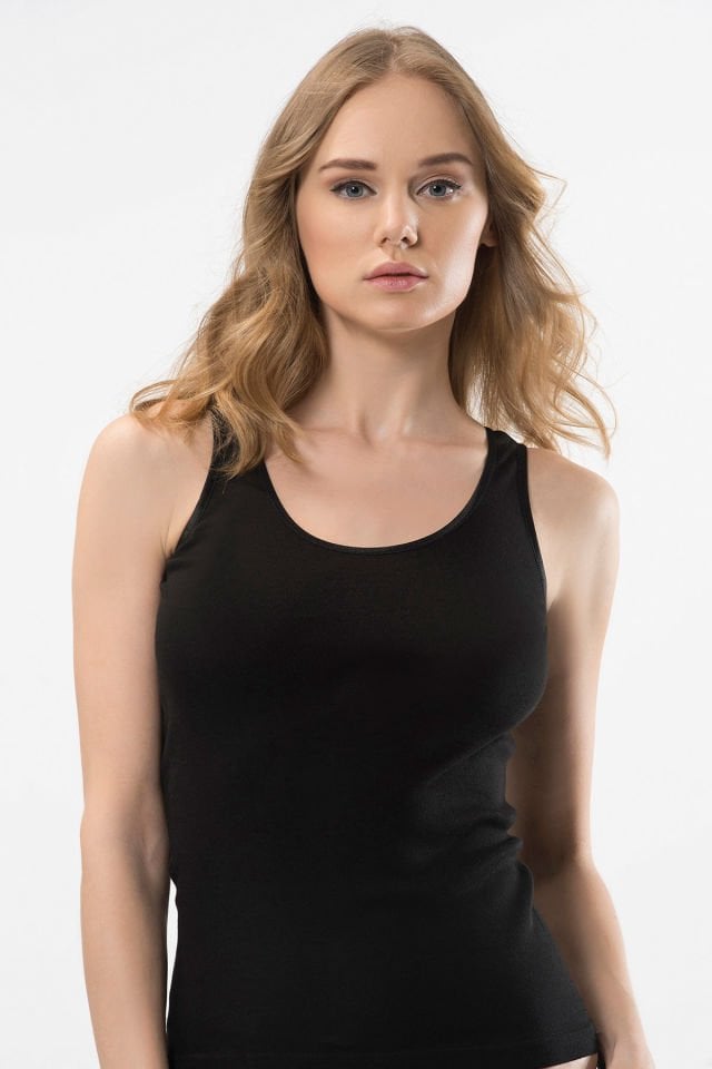 Türen Kadın U Yaka Askılı Pamuklu Atlet 2\'li Paket