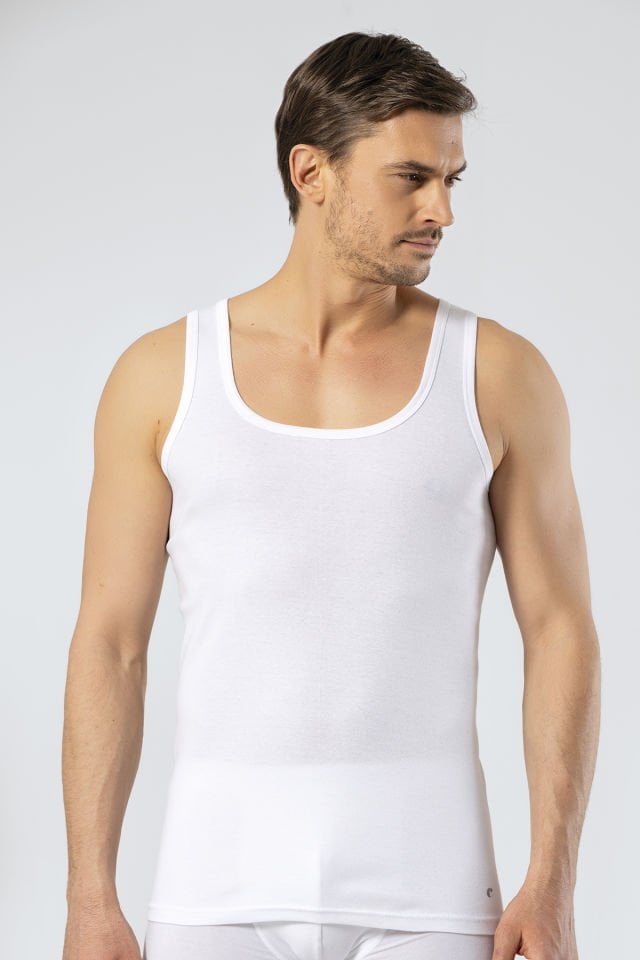 Cacharel Erkek 2'li %100 Pamuk Atlet