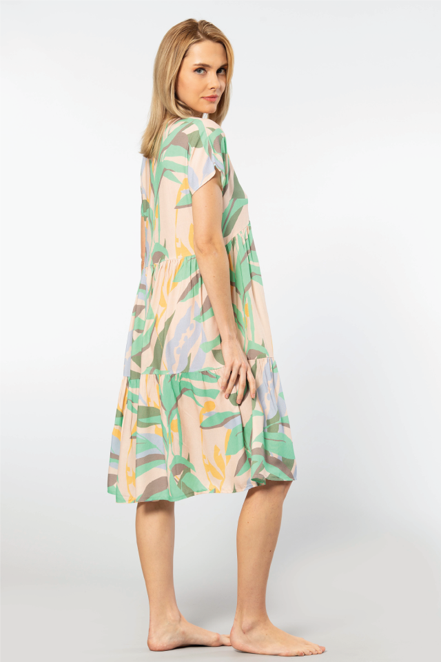 Türen Dokuma Kloş Elbise