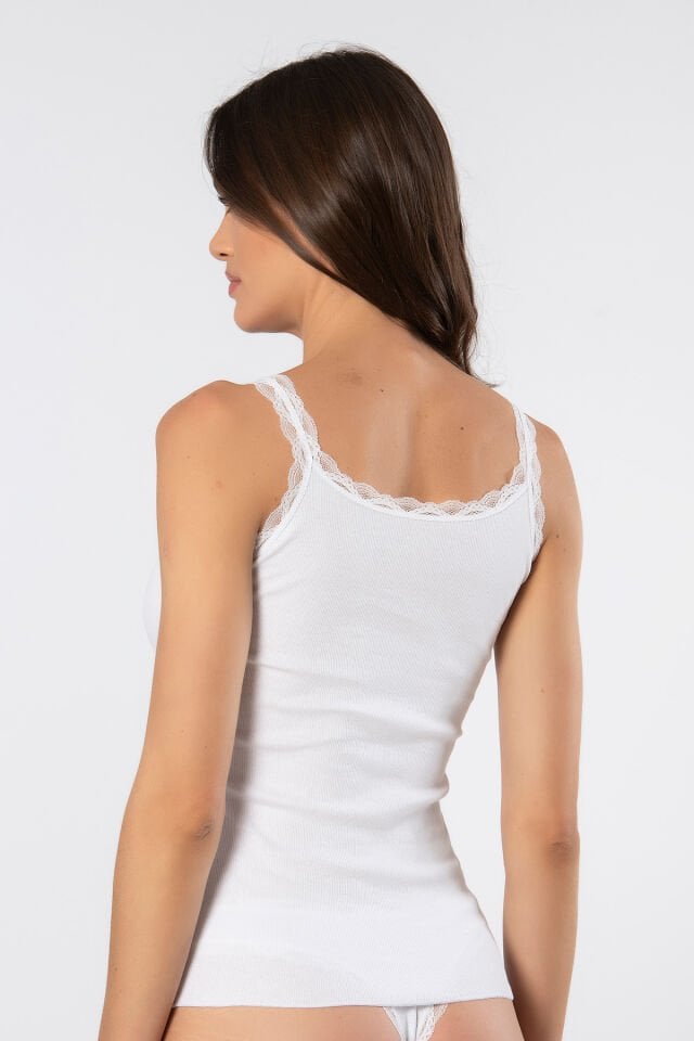 Türen Kadin Likrali Dantelli Ip Askili Kaskorse