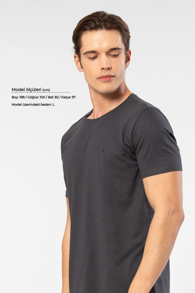 Cacharel Erkek Bisiklet Yaka T-shirt