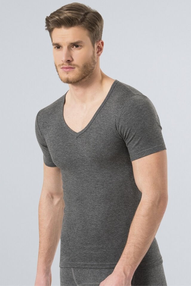 Türen Termal V Yaka Kisa Kol (Unisex)