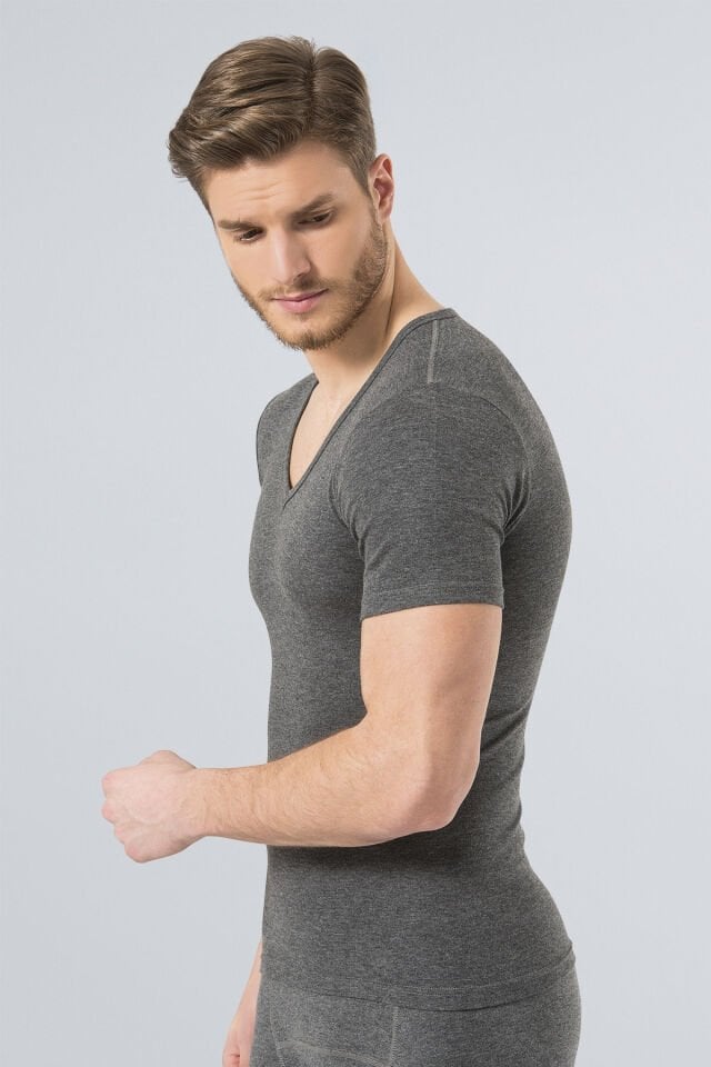 Türen Termal V Yaka Kısa Kol (Unisex)