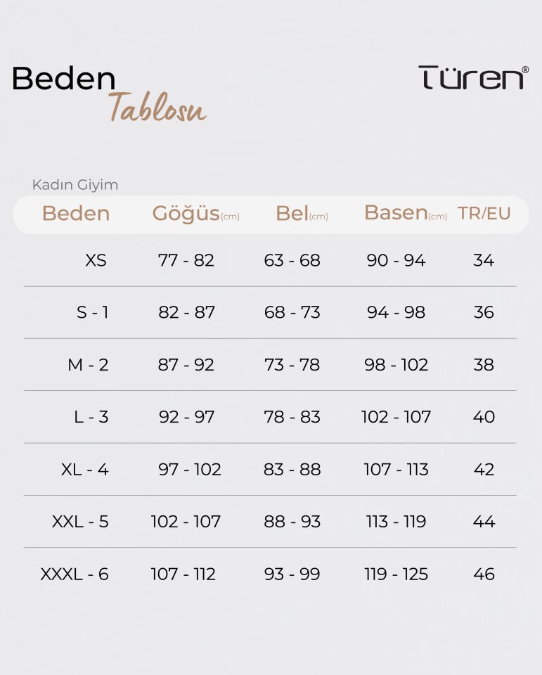 Türen Kadin Likrali Ribana Dantelli Yüksel Bel Külot 2'li Paket