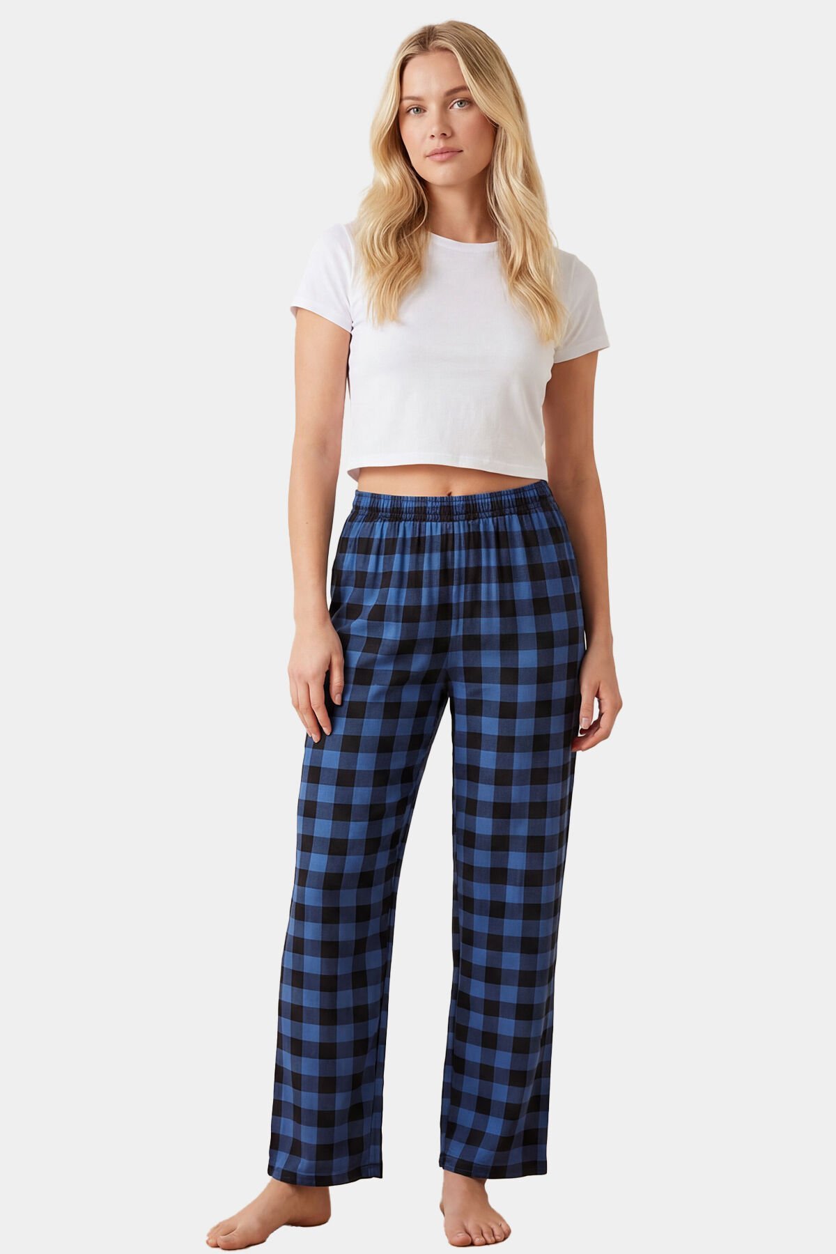 Türen Kadın Dokuma Tek Alt Pantolon