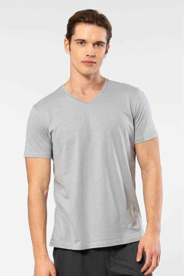 Cacharel Erkek V Yaka T-shirt