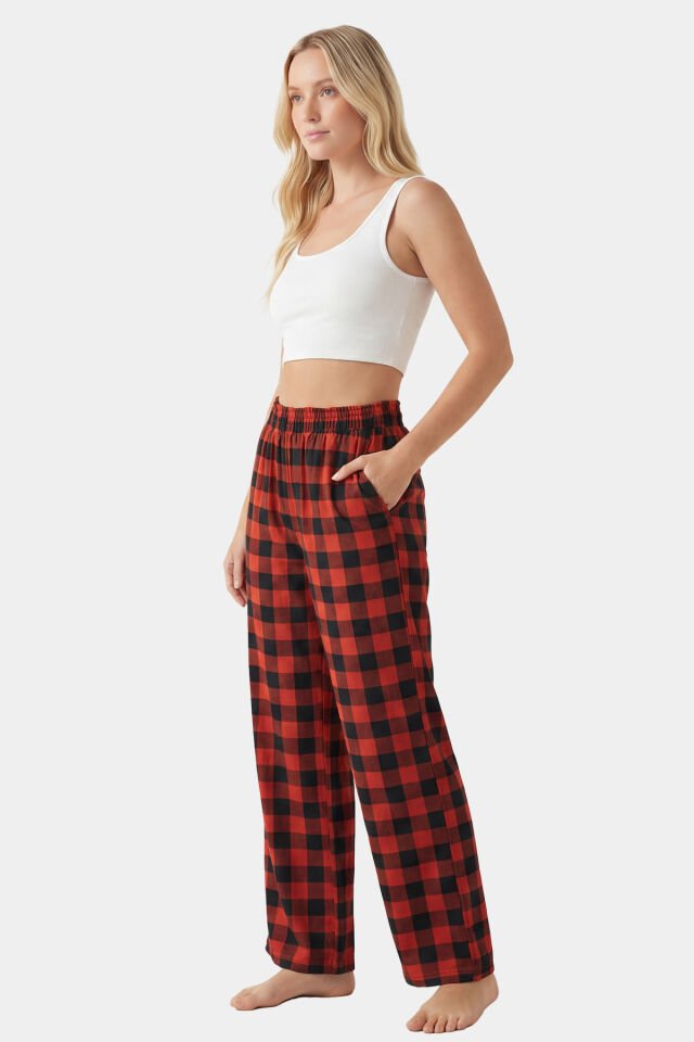 Türen Kadın Dokuma Tek Alt Pantolon