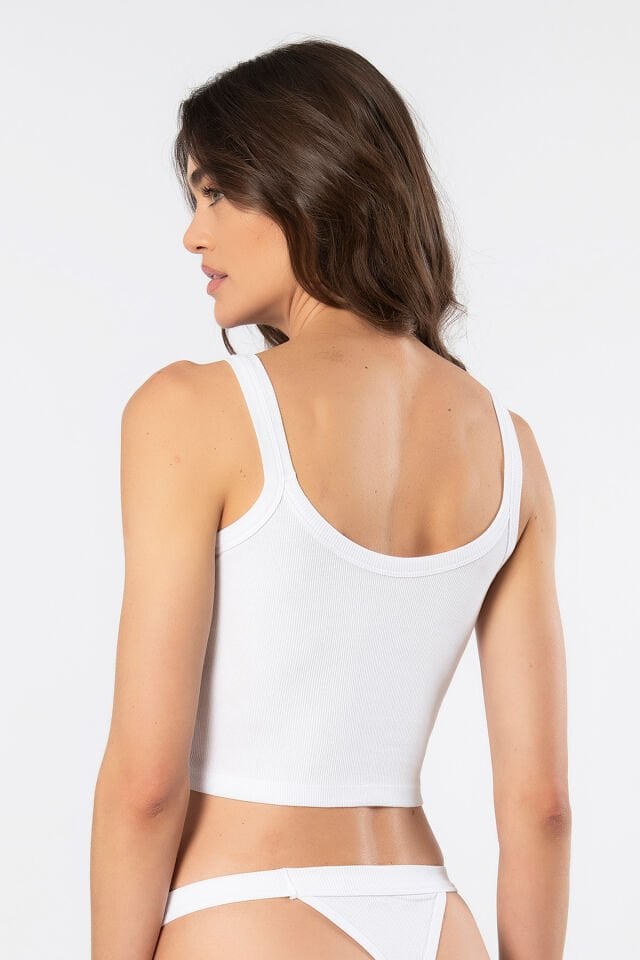 Türen Kadin Askili Ribana Crop Atlet