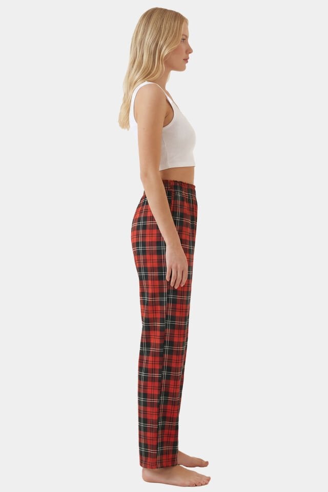 Türen Kadın Dokuma Tek Alt Pantolon