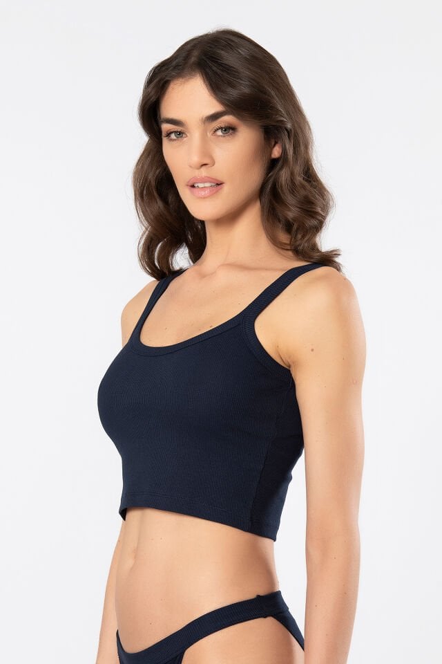 Türen Kadin Askili Ribana Crop Atlet