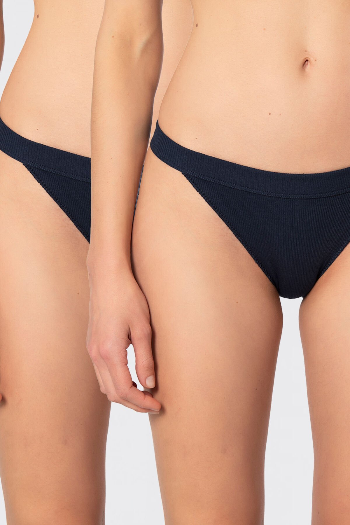 Türen Kadın Likralı Ribana Tanga 2'li Paket