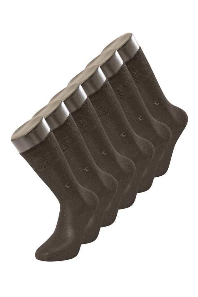 Türen Erkek Düz Soket Çorap 6'lı Paket