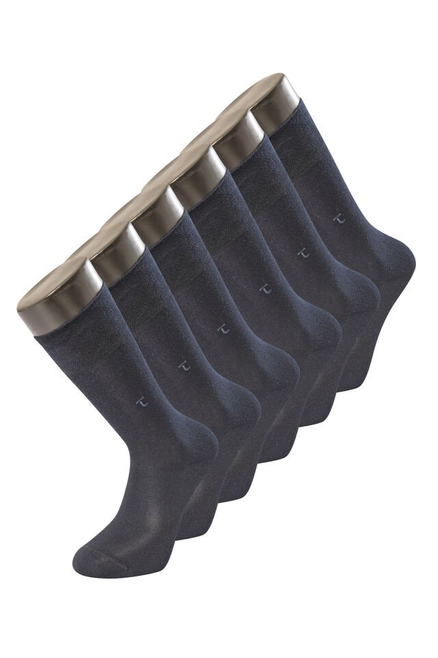 Türen Erkek Düz Soket Çorap 6'lı Paket