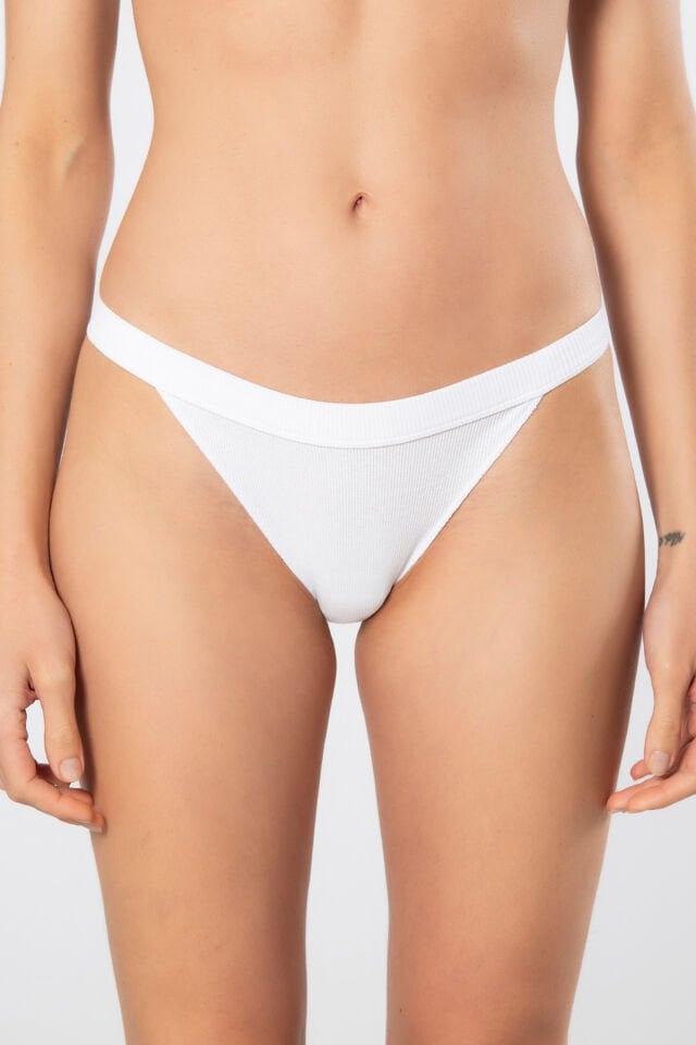 Türen Kadın Likralı Ribana Tanga 2'li Paket