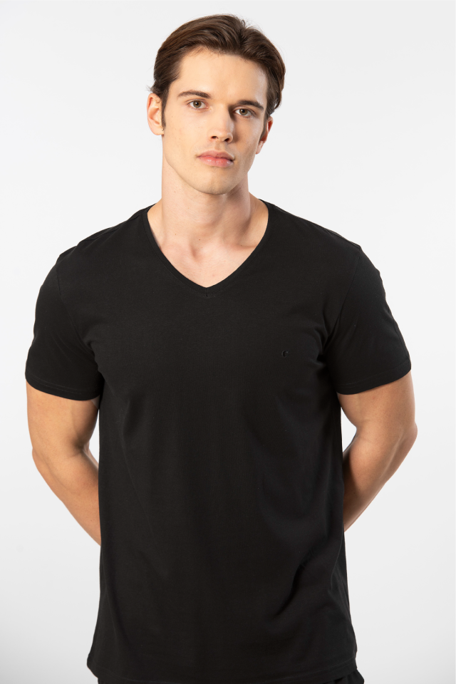 Cacharel Erkek Kısa Kollu Modal Pijama Takımı