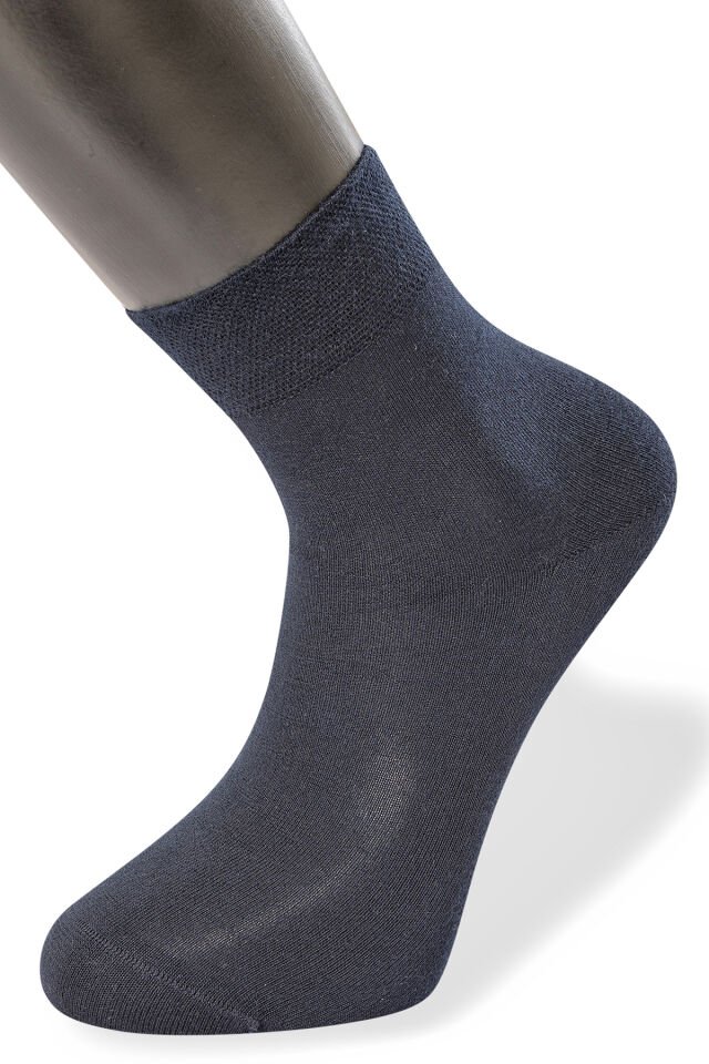 Türen Erkek Düz Yarım Soket Çorap 6'lı Paket