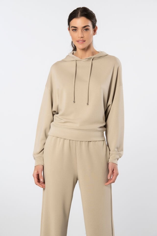 Türen Kadın Kapüşonlu Boru Paça Eşofman Takımı