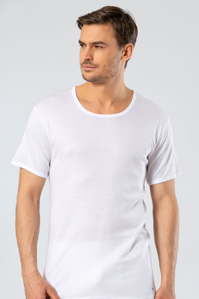 Cacharel Erkek Bisiklet Yaka Fanila