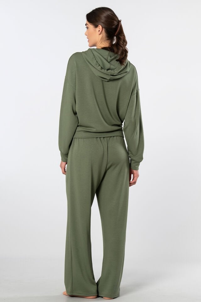 Türen Kadın Kapüşonlu Boru Paça Eşofman Takımı