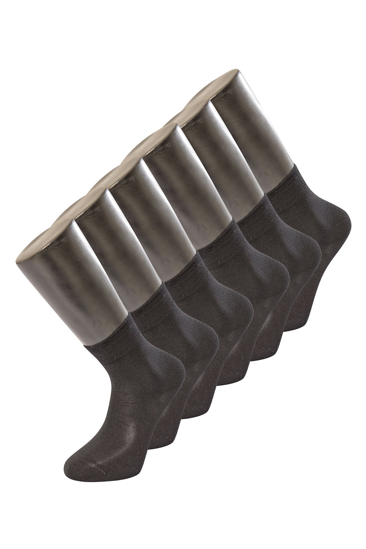 Türen Erkek Düz Yarım Soket Çorap 6'lı Paket