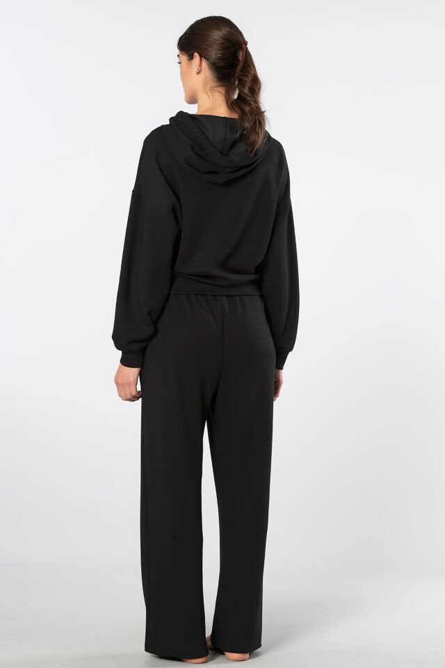 Türen Kadın Kapüşonlu Boru Paça Eşofman Takımı