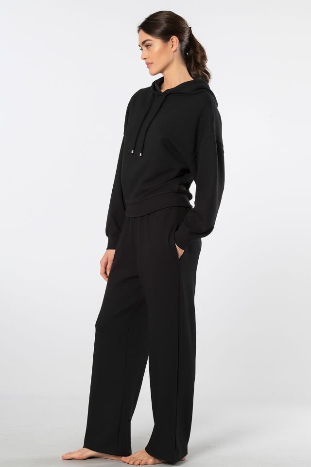 Türen Kadın Kapüşonlu Boru Paça Eşofman Takımı