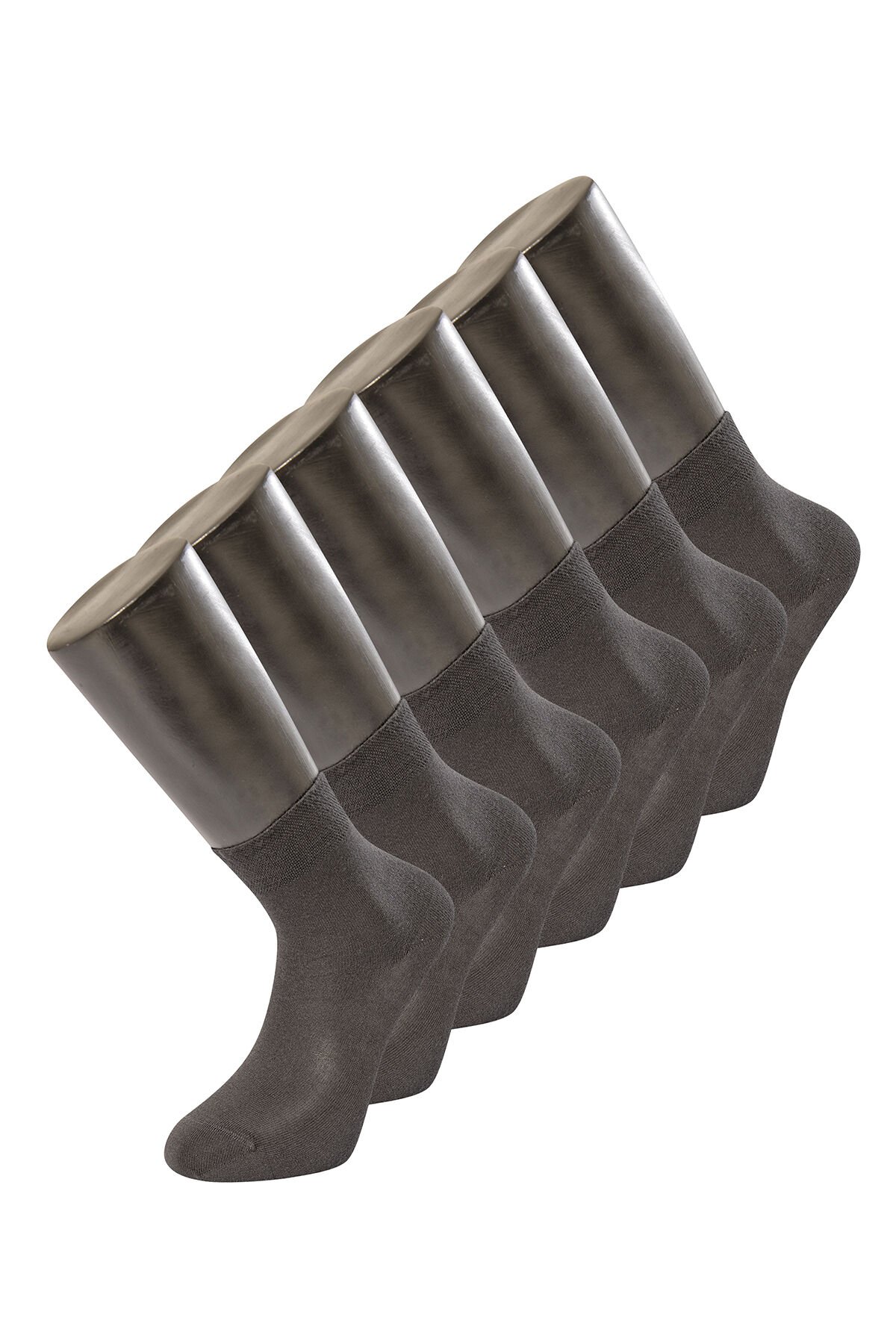 Türen Erkek Düz Yarım Soket Çorap 6'lı Paket