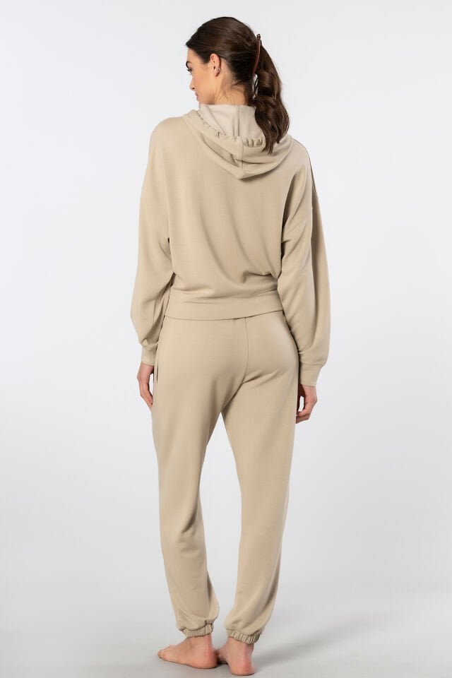 Türen Kadın Kapüşonlu Jogger Eşofman Takımı