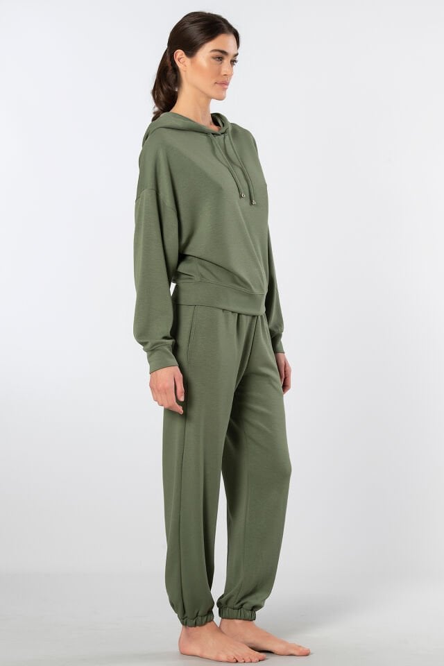 Türen Kadın Kapüşonlu Jogger Eşofman Takımı