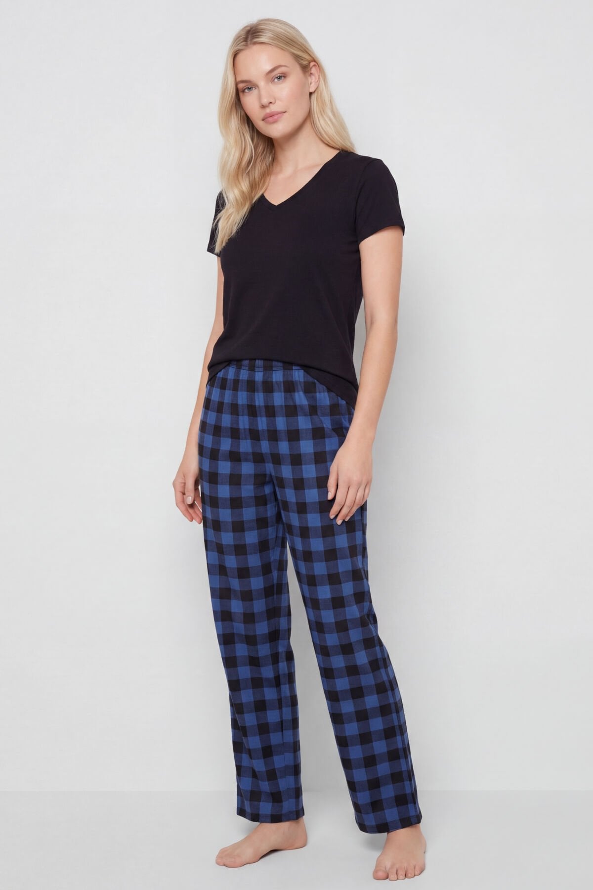 Türen Kadın Ekoseli Pijama Takımı