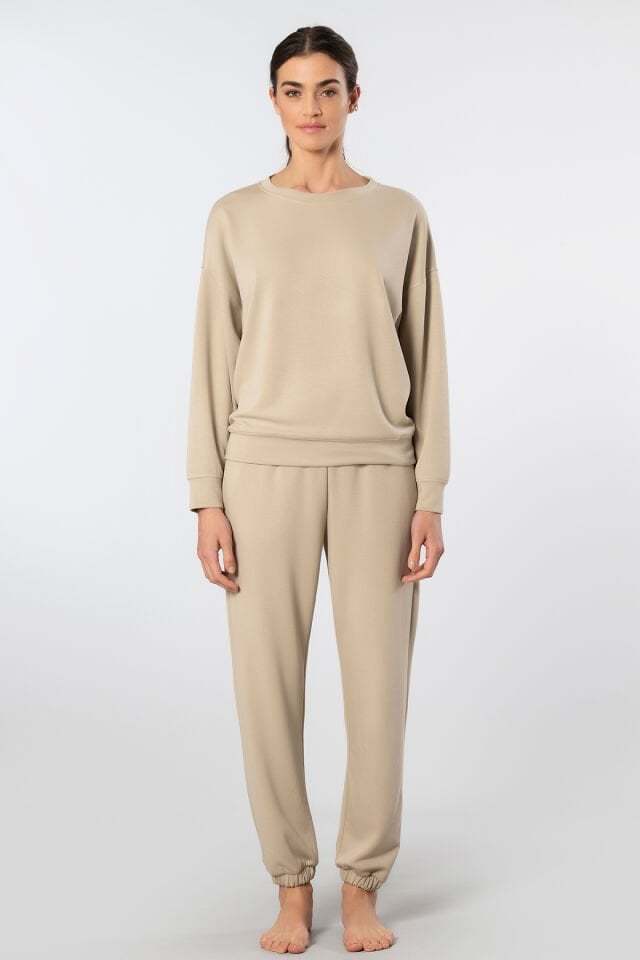 Türen Kadın Bisiklet Yaka Jogger Eşofman Takımı