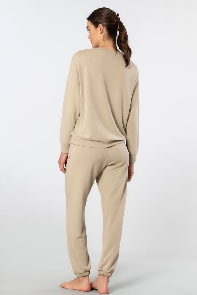 Türen Kadın Bisiklet Yaka Jogger Eşofman Takımı