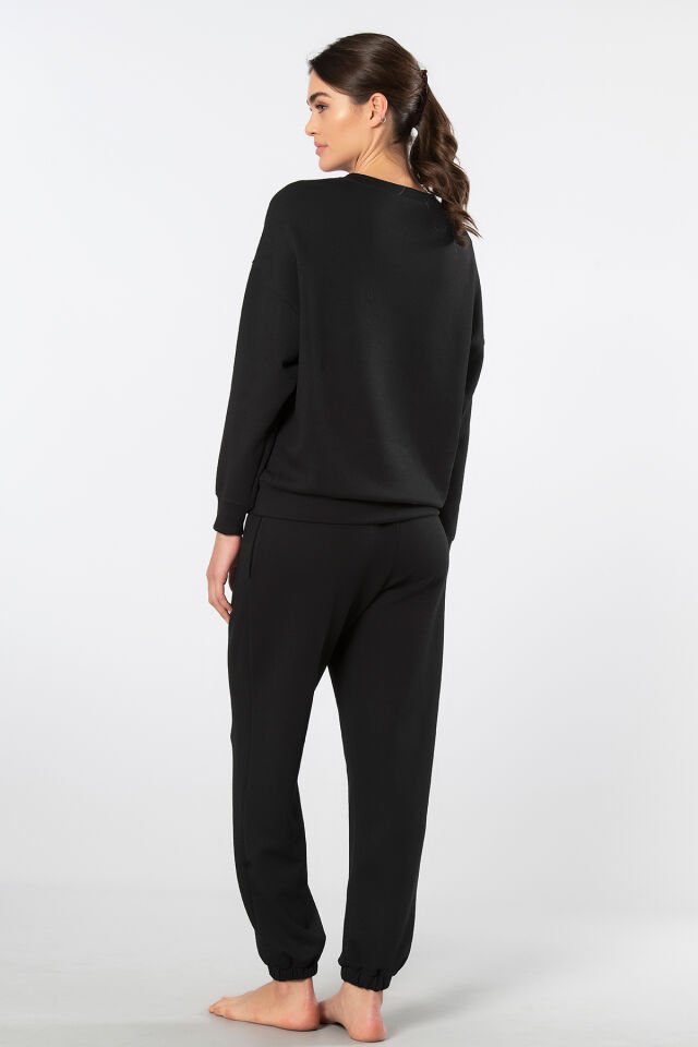 Türen Kadin Bisiklet Yaka Jogger Esofman Takimi