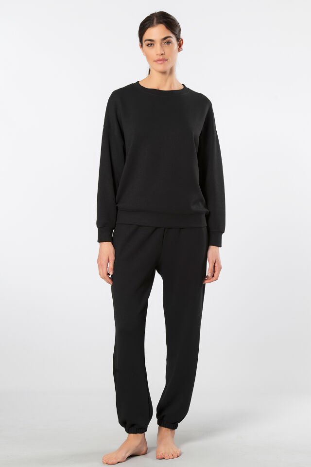 Türen Kadin Bisiklet Yaka Jogger Esofman Takimi