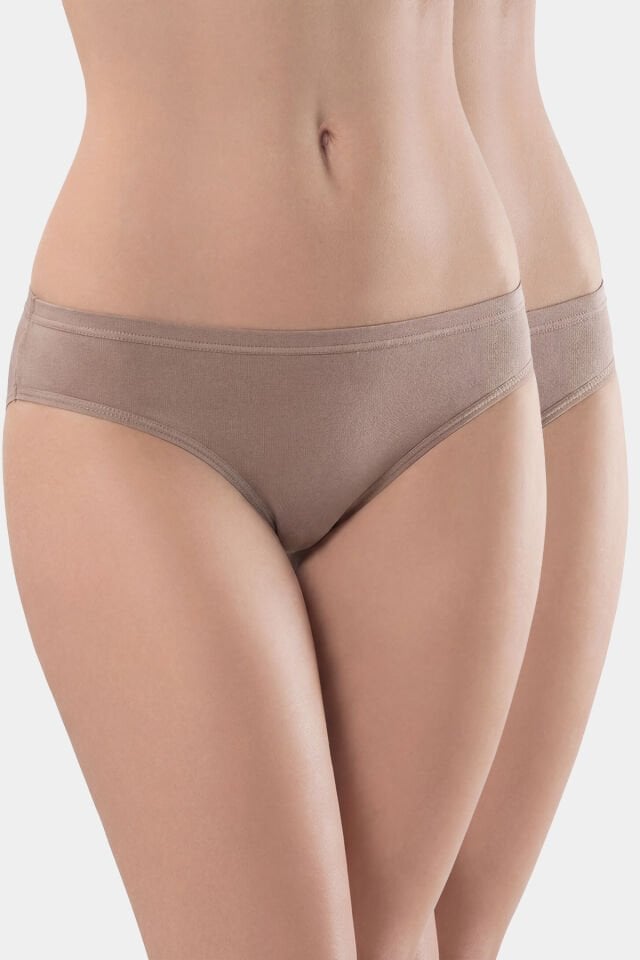 Türen Kadın Likralı 2'li Pamuklu Bikini Külot