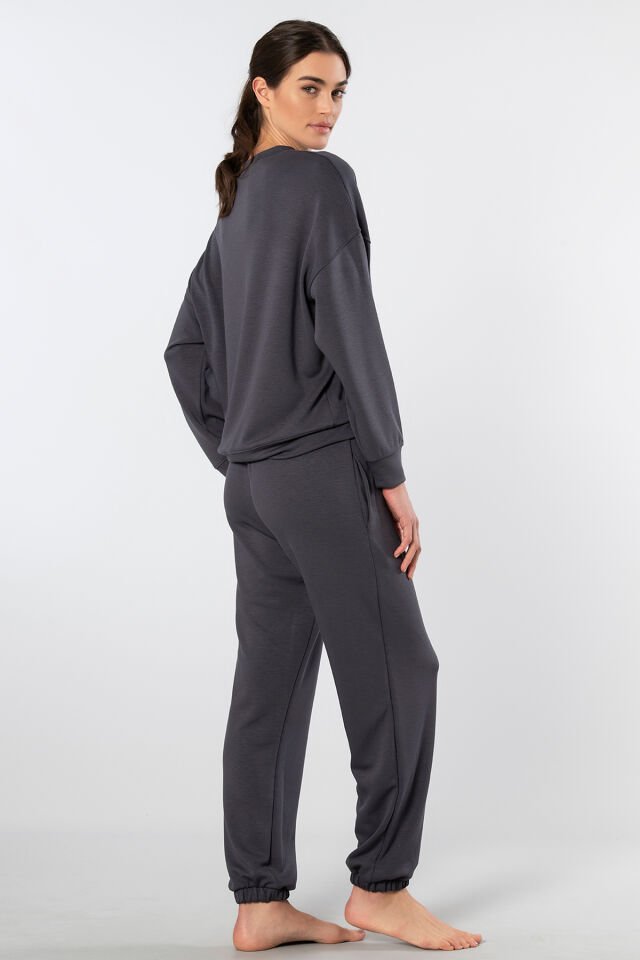 Türen Kadın Bisiklet Yaka Jogger Eşofman Takımı