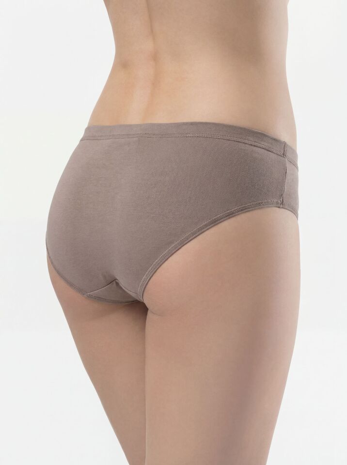 Türen Kadin Beli Lastikli Likrali 2'li Pamuklu Bikini Külot