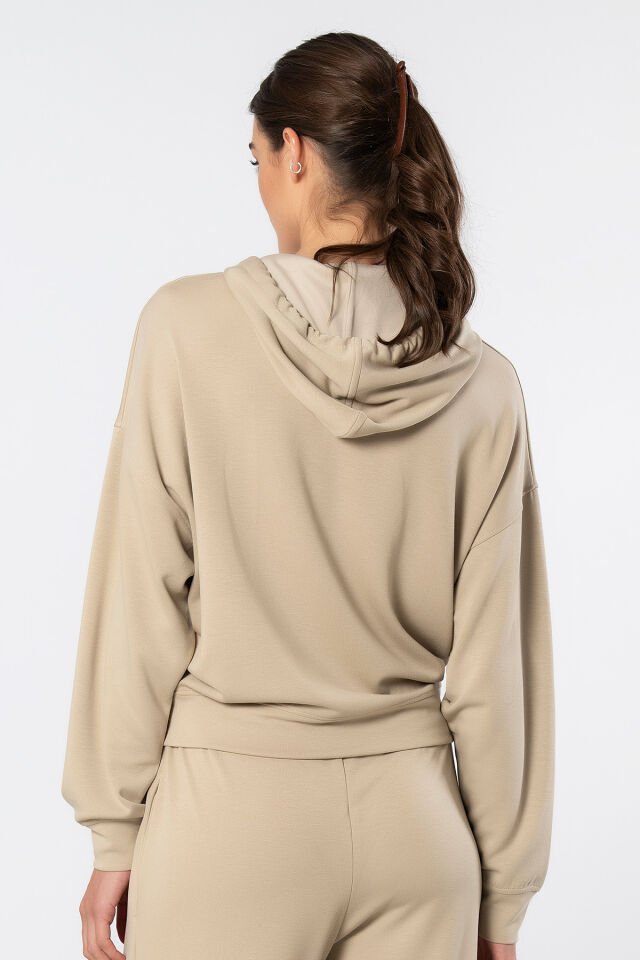 Türen Kadin Kapüsonlu Sweatshirt