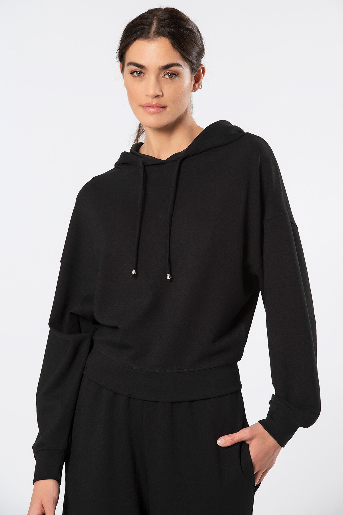 Türen Kadin Kapüsonlu Sweatshirt