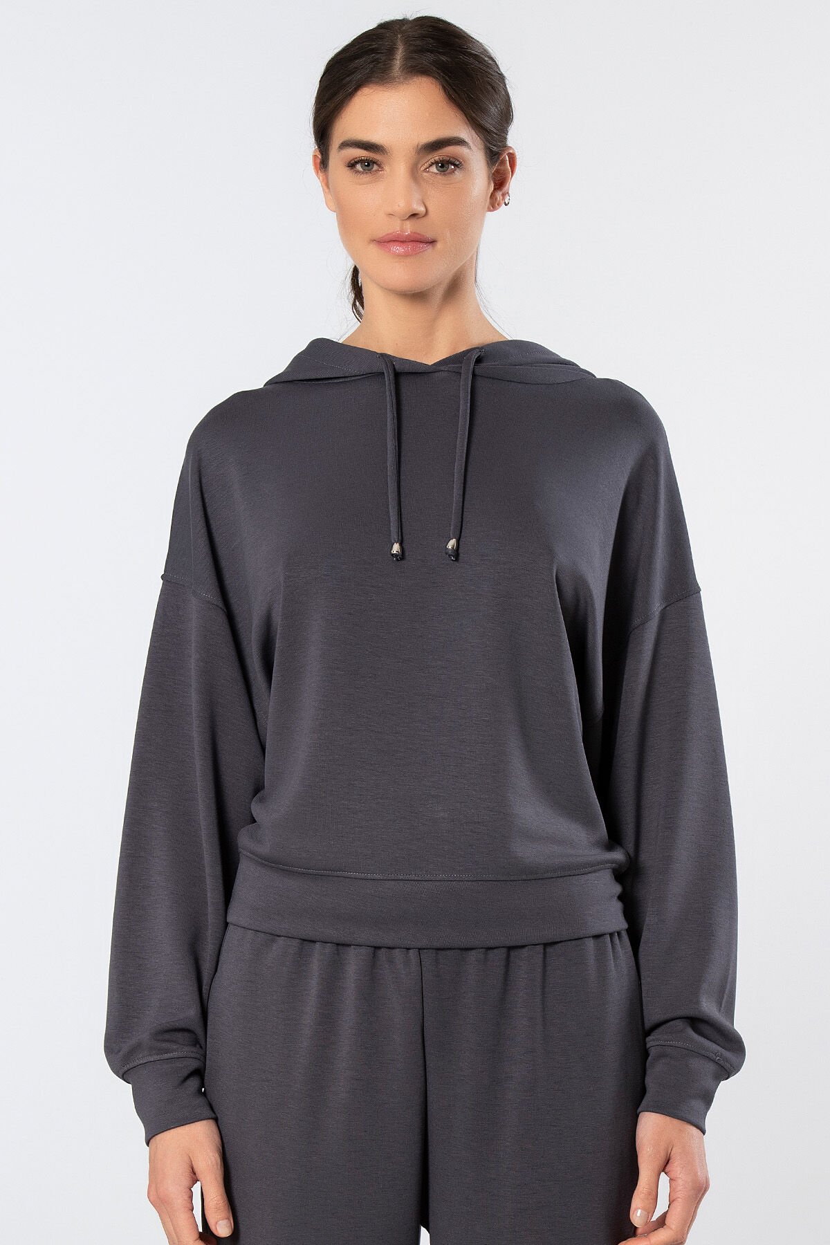 Türen Kadin Kapüsonlu Sweatshirt