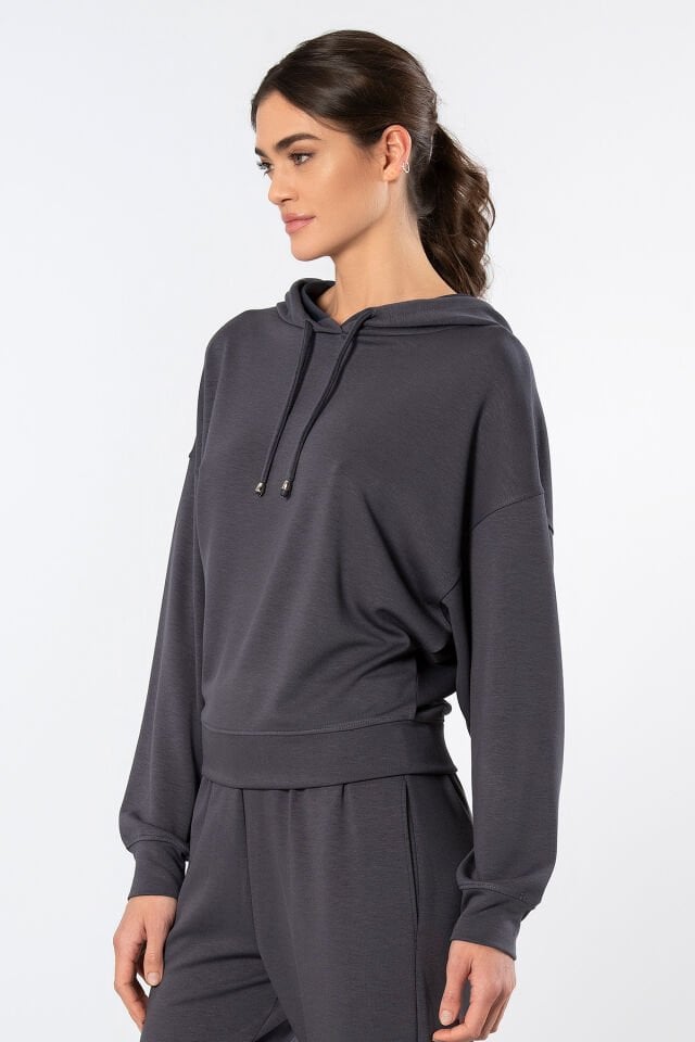 Türen Kadın Kapüşonlu Sweatshirt