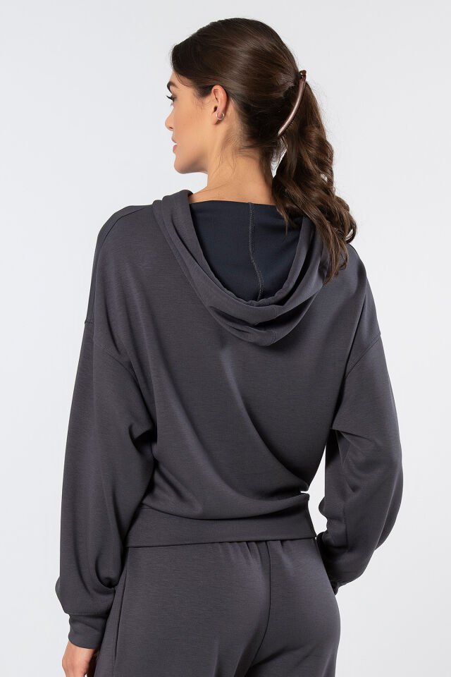 Türen Kadin Kapüsonlu Sweatshirt