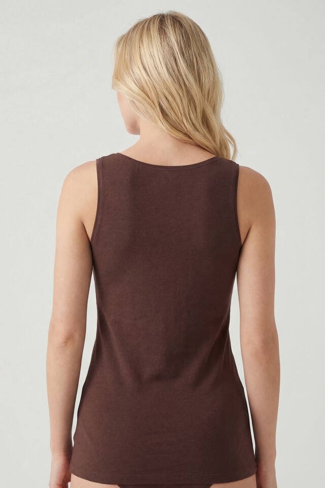 Türen Kadın Kalın Askılı Likralı Atlet