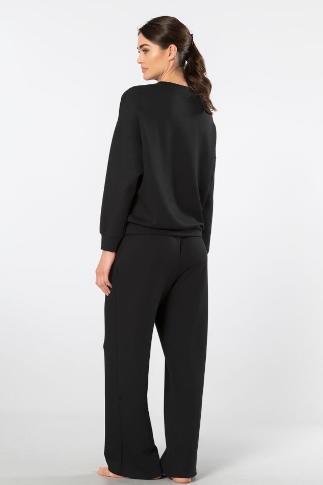 Türen Kadın Bisiklet Yaka Boru Paçalı Eşofman Takımı