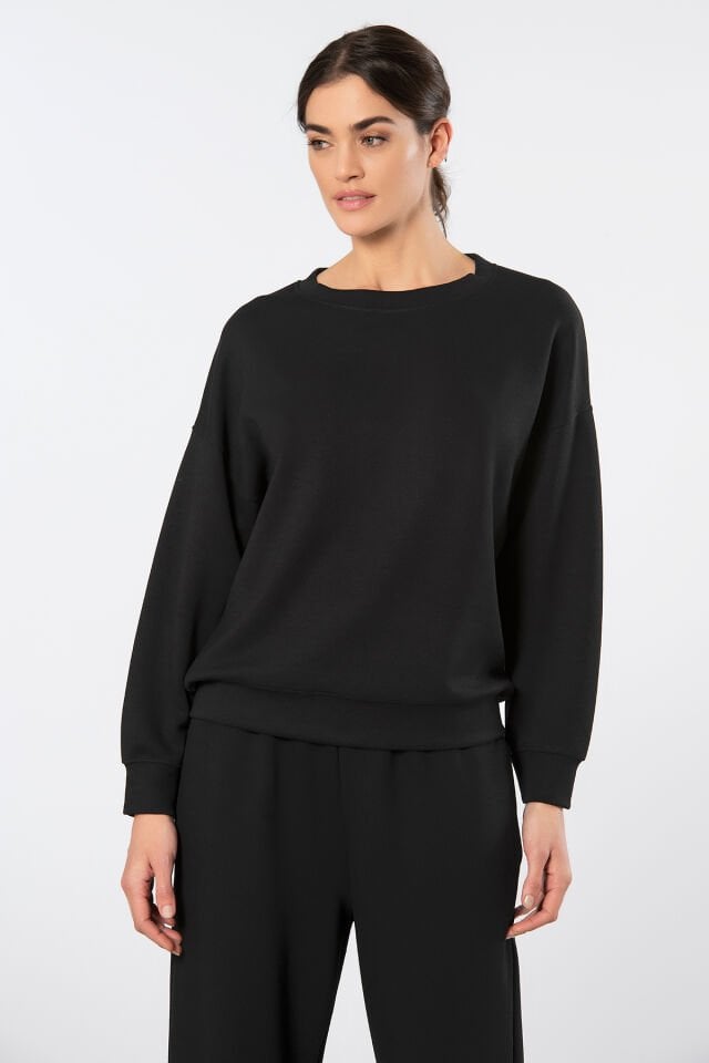 Türen Kadın Bisiklet Yaka Boru Paçalı Eşofman Takımı