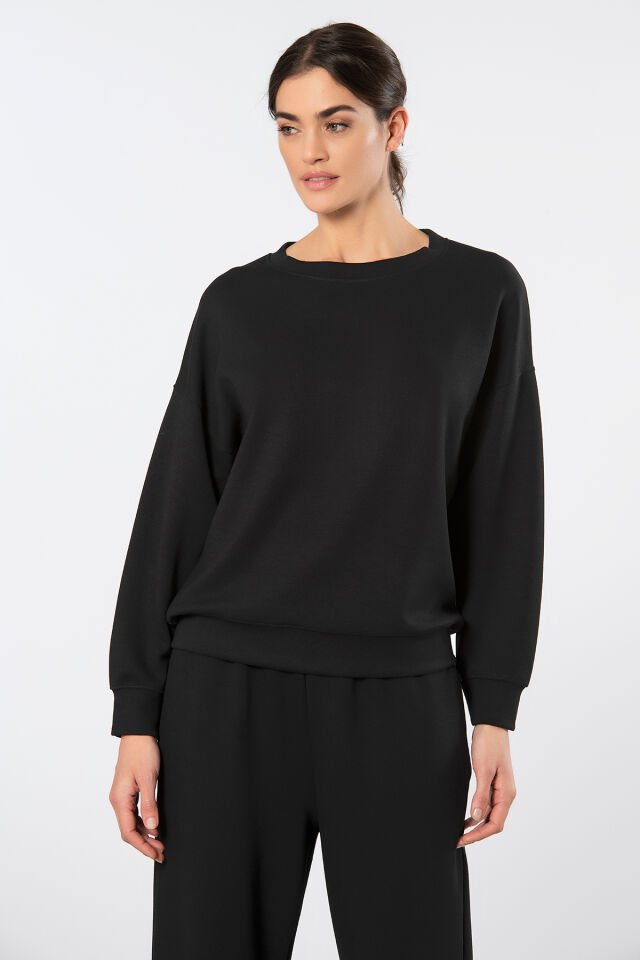 Türen Kadin Bisiklet Yaka Boru Paçali Esofman Takimi