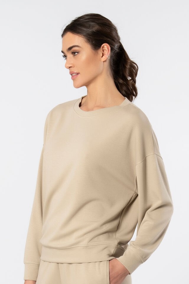 Türen Kadin Bisiklet Yaka Sweatshirt