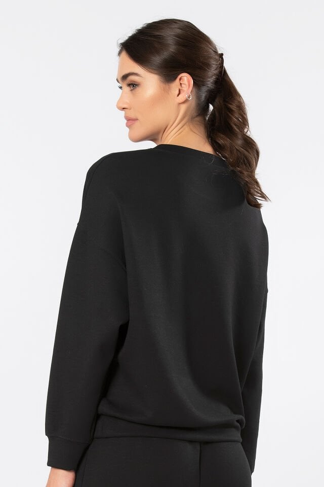 Türen Kadın Bisiklet Yaka Sweatshirt