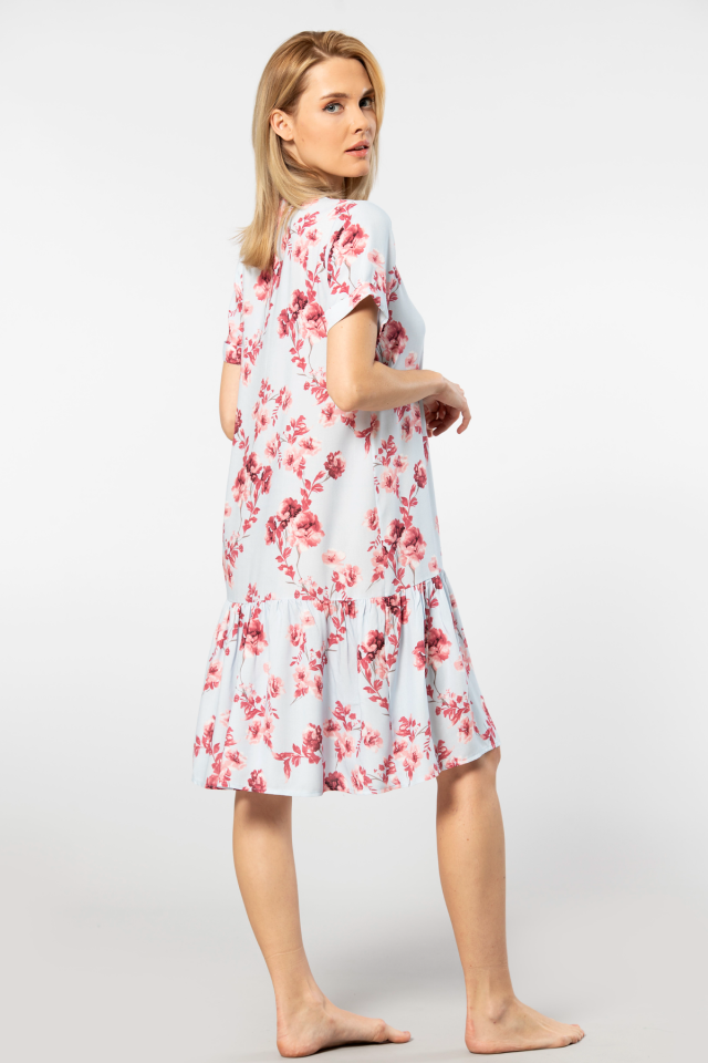 Türen Dokuma Düğmeli Elbise